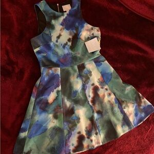 Stunning Cynthia Steffe Blue and Green  Dress Size M. BNWT.